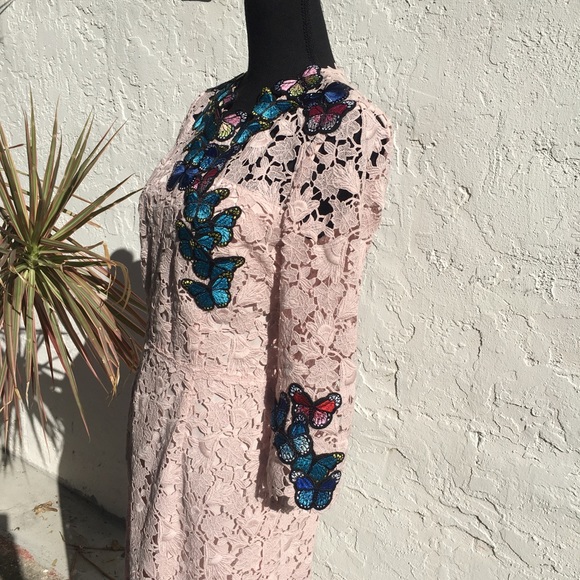 Escada couture lace cocktail dress size 36 - Picture 9 of 15